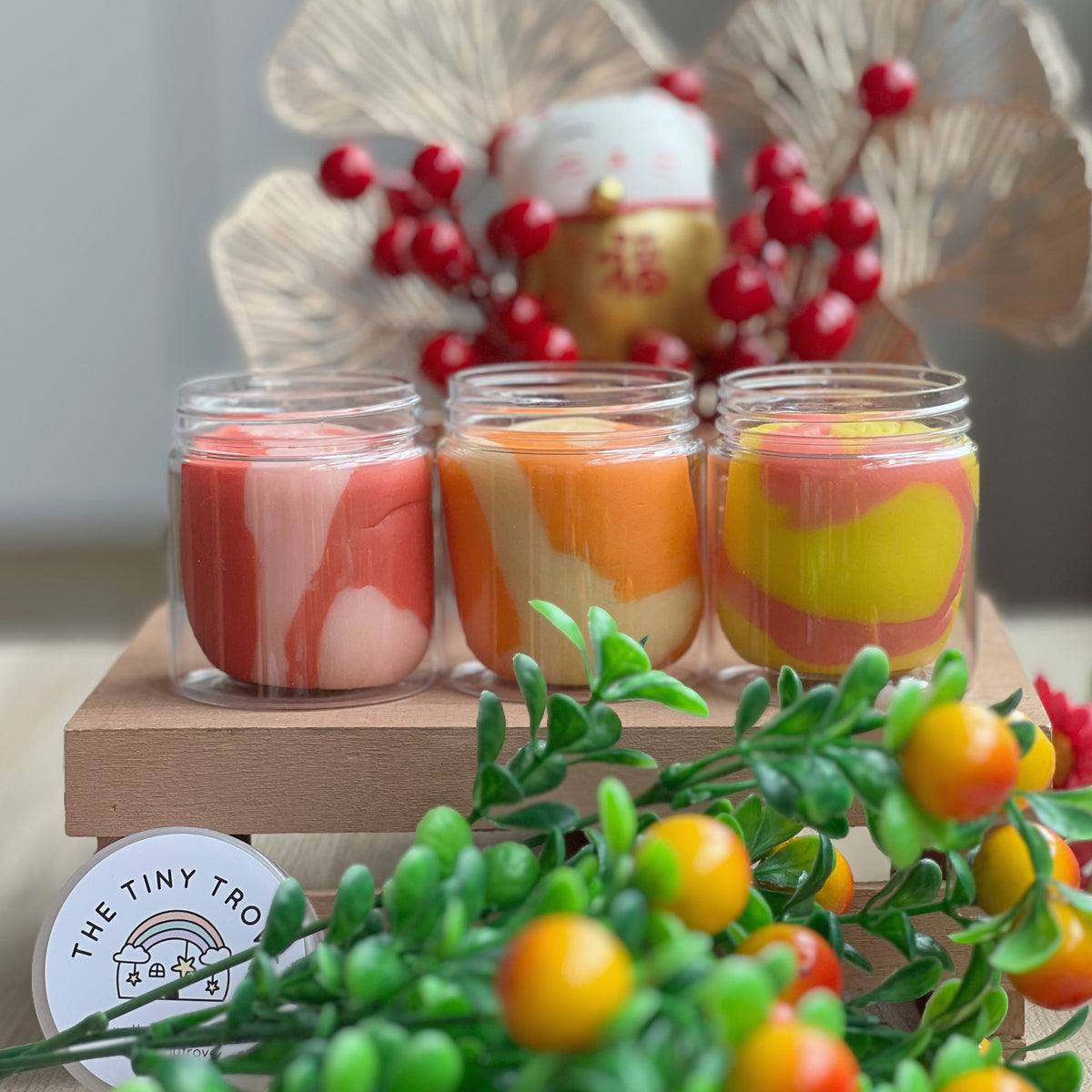 龙年吉祥 (Dragon Year Prosperity) Sprinkle Glitter Play Dough Set The