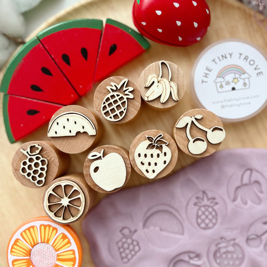 Fruits Bonanza Wooden Stampers Set