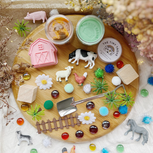 Farmyard Adventures Play Dough Travel Kit