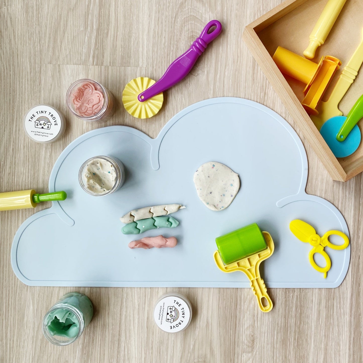 Cloud Silicon Play Mat