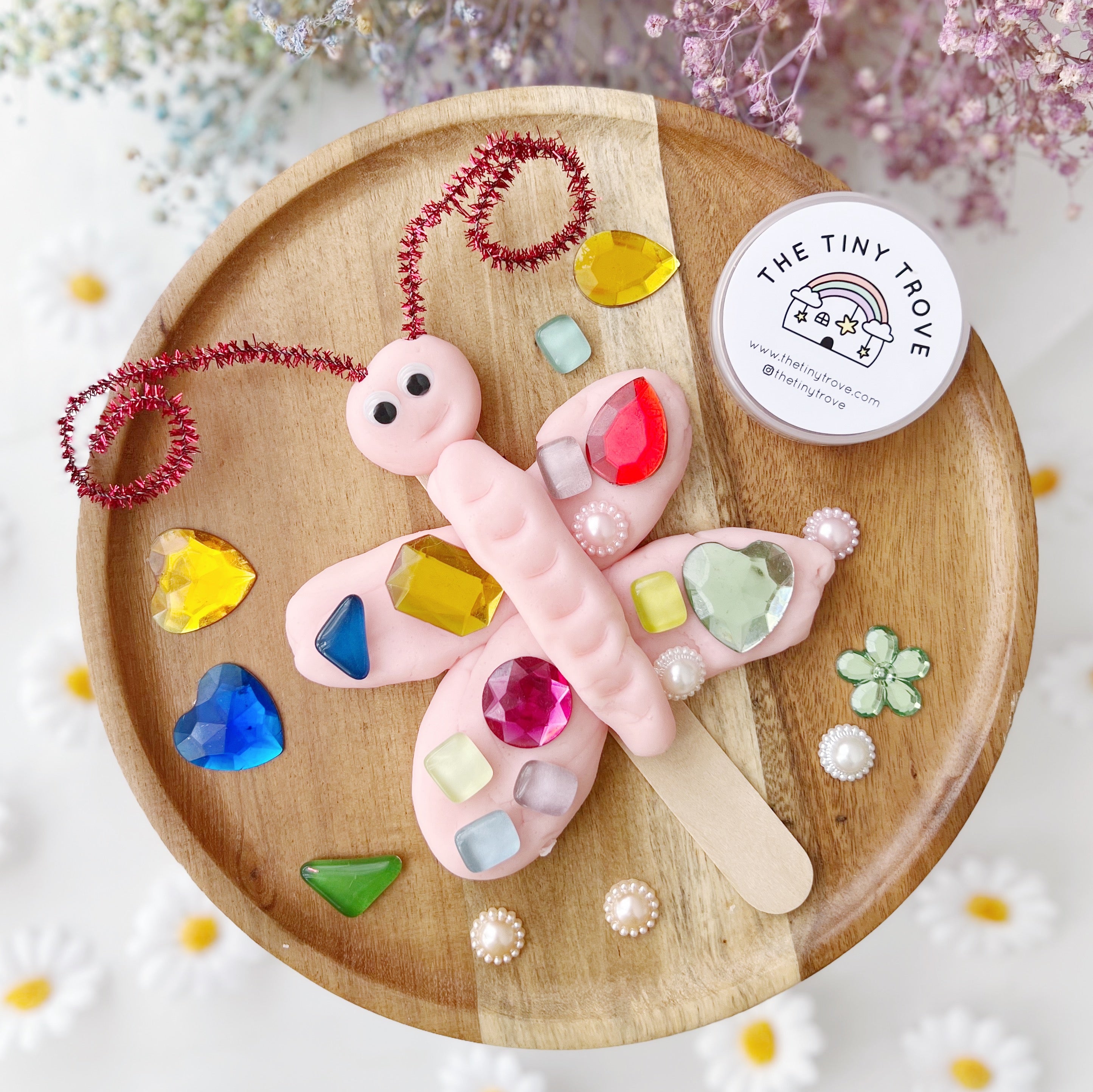 Sparkle Butterfly Play Dough Party Pack
