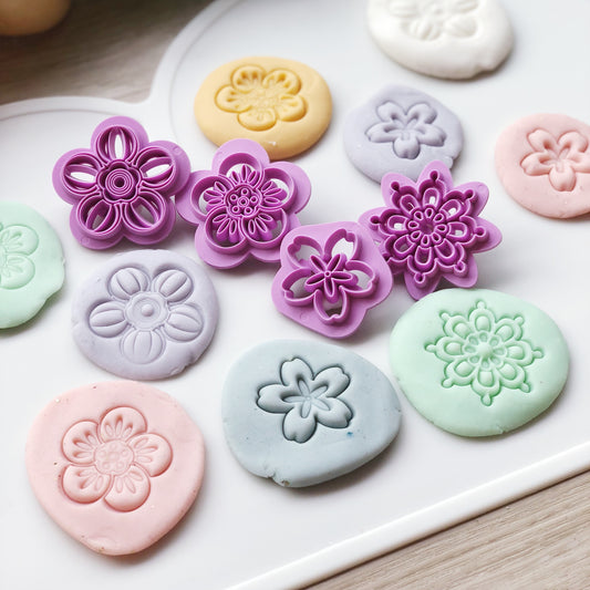 Summer Flowers Stampers Set