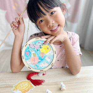 Mid-Autumn Jade Bunnies DIY Lantern Kit