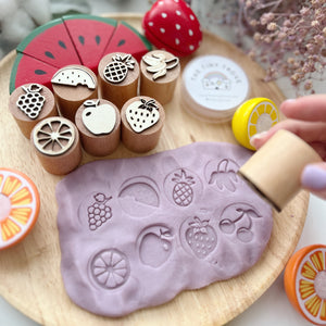 Fruits Bonanza Wooden Stampers Set