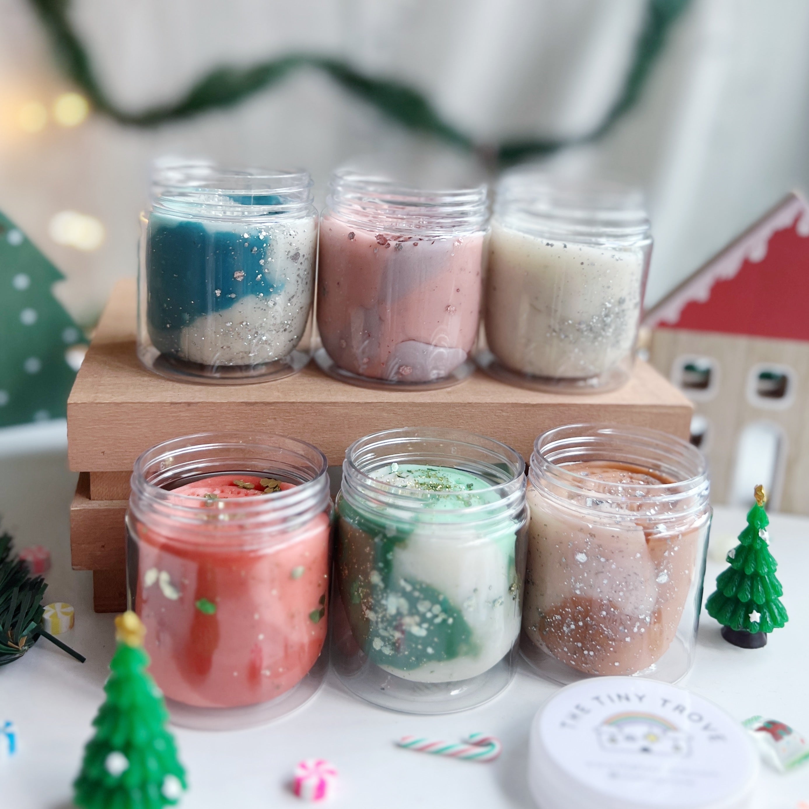 Jingle Joy Christmas Glitter Play Dough Set (Limited Time Only!)