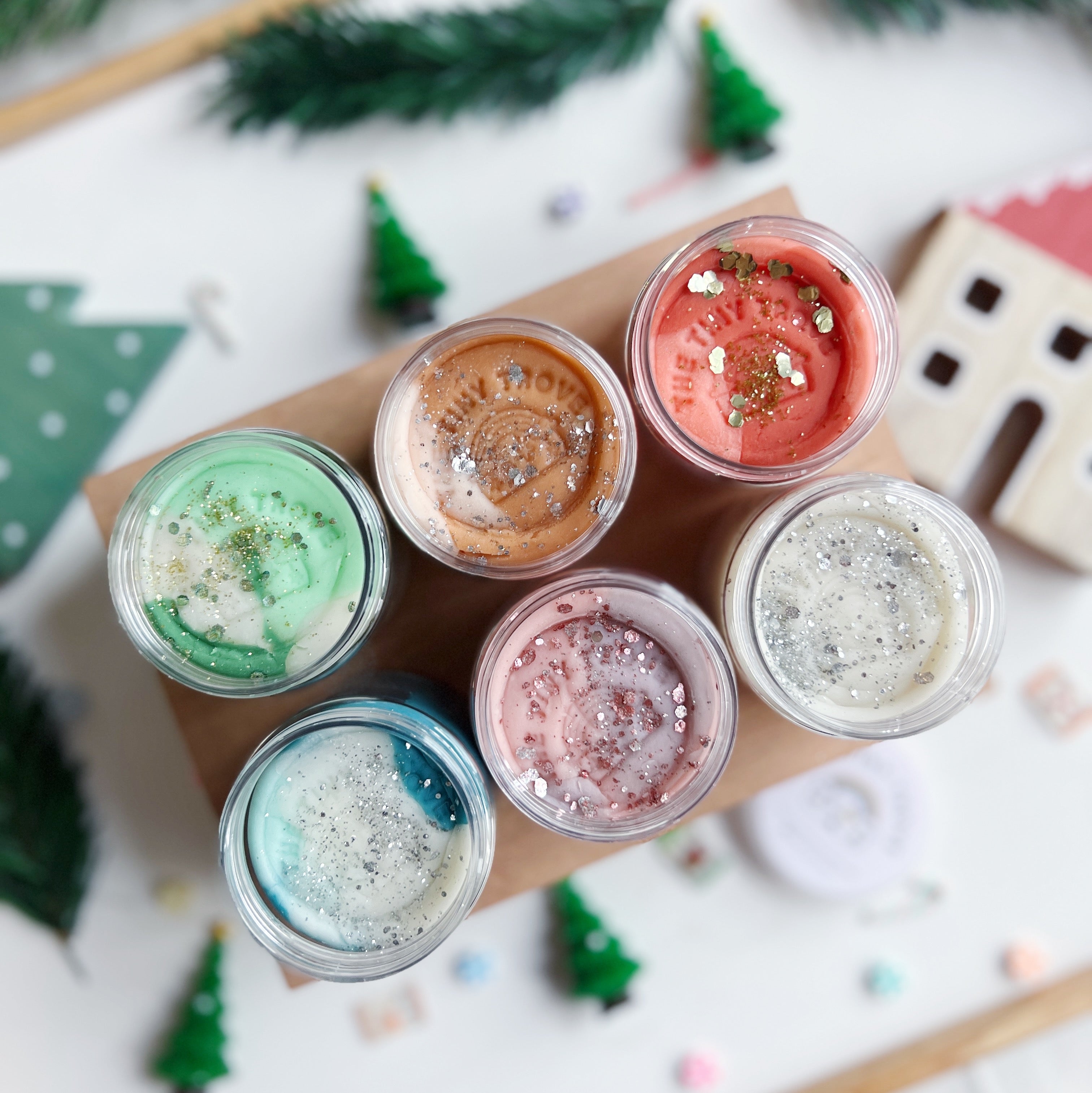 Winter Whimsy Glitter Play Dough Set (Limited Time Only!)