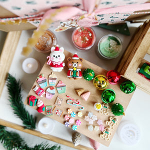 Jingle Joy Christmas Carnival Sensory Play Kit (Dough + Sand)