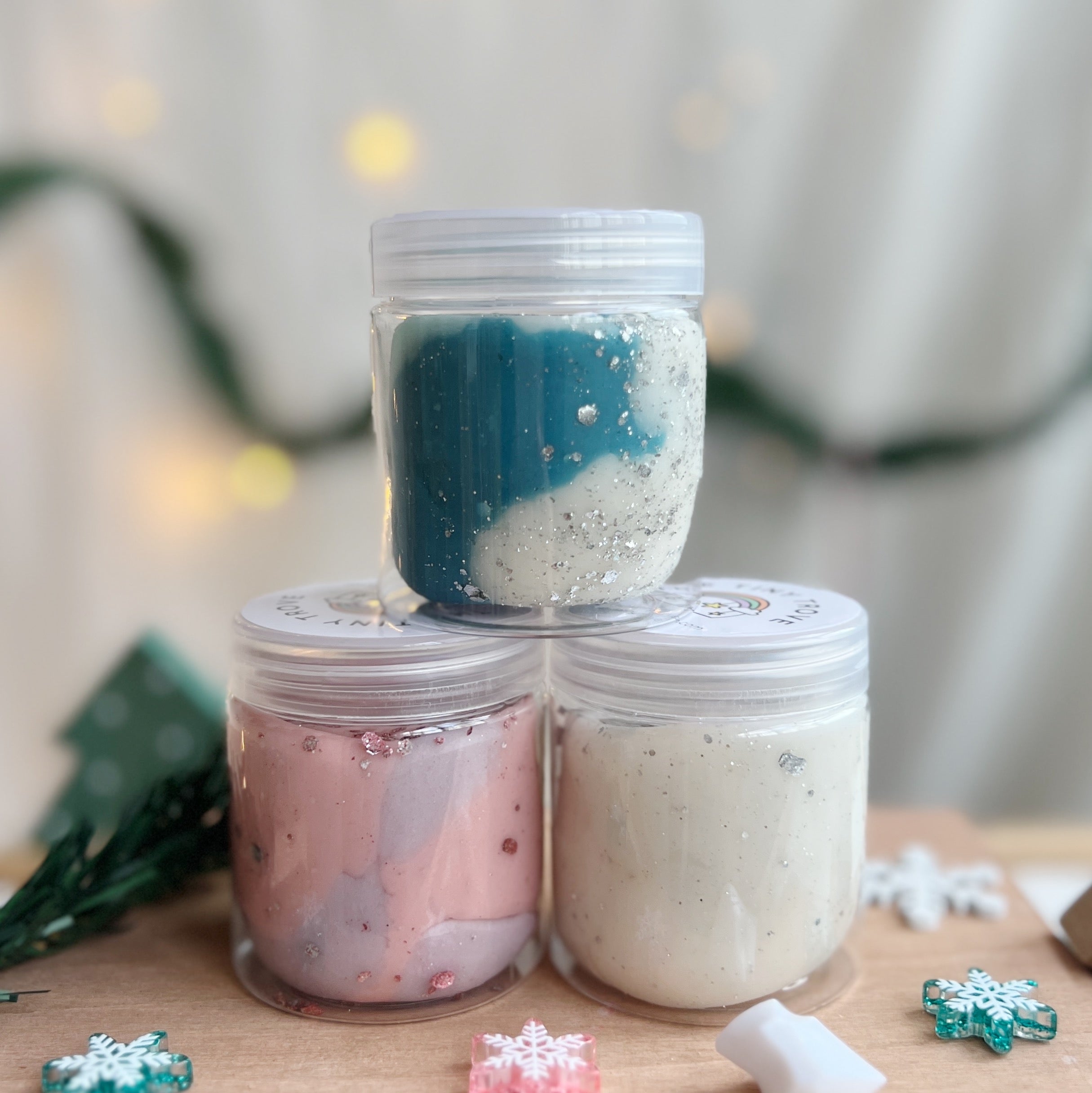 Winter Whimsy Glitter Play Dough Set (Limited Time Only!)