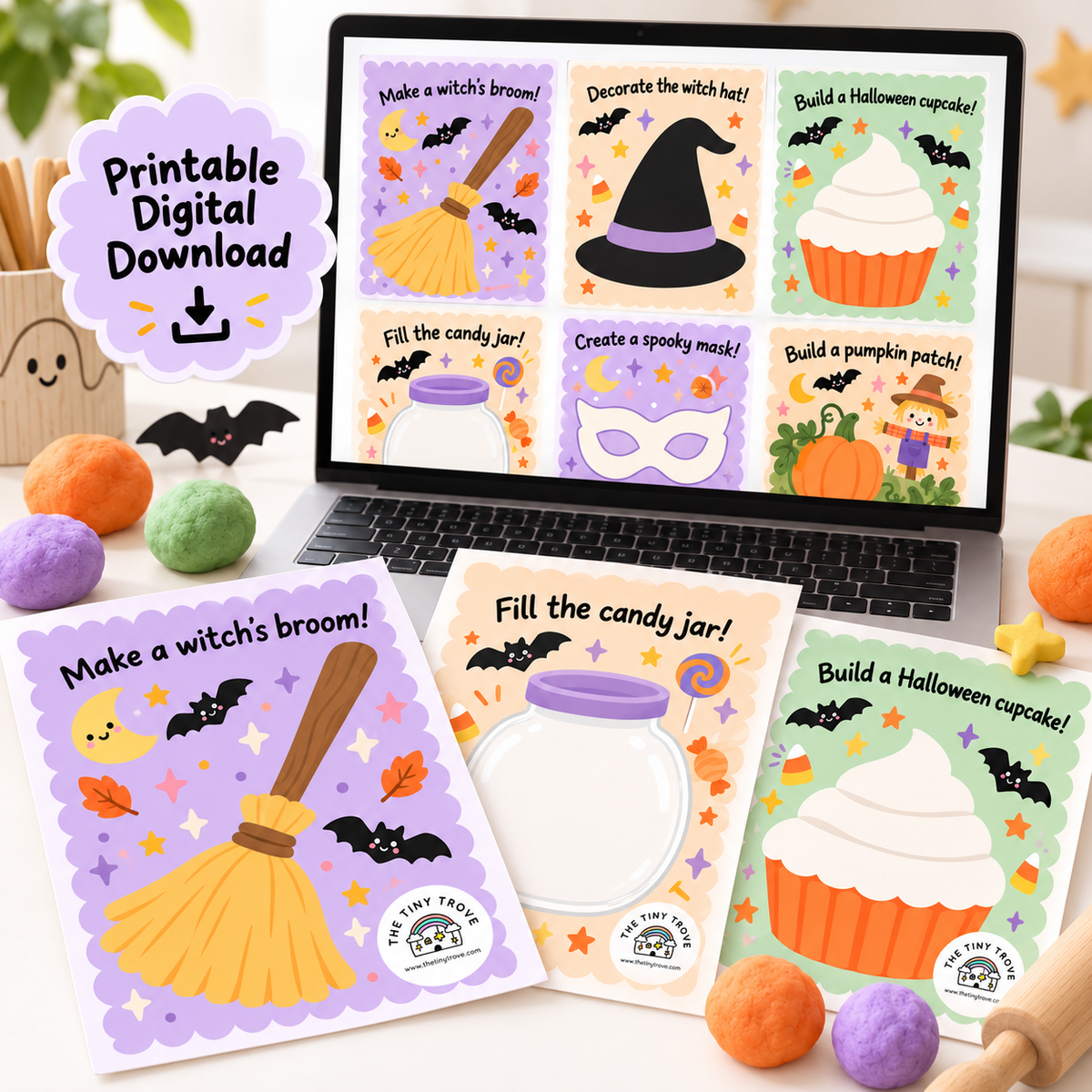 Halloween Magic & Spooky Sensory Play 🎃👻(Free Printables)