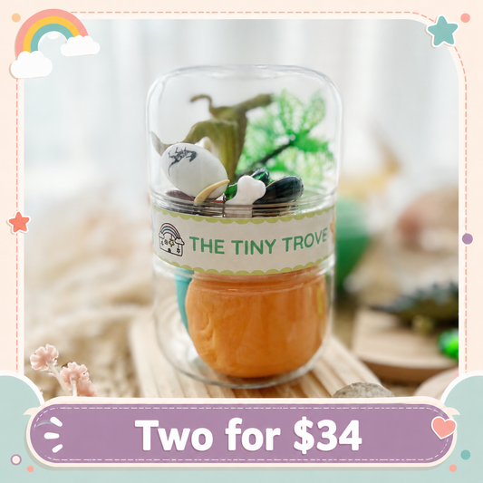 Dinosaur Play on the Go Jar (Play Dough)