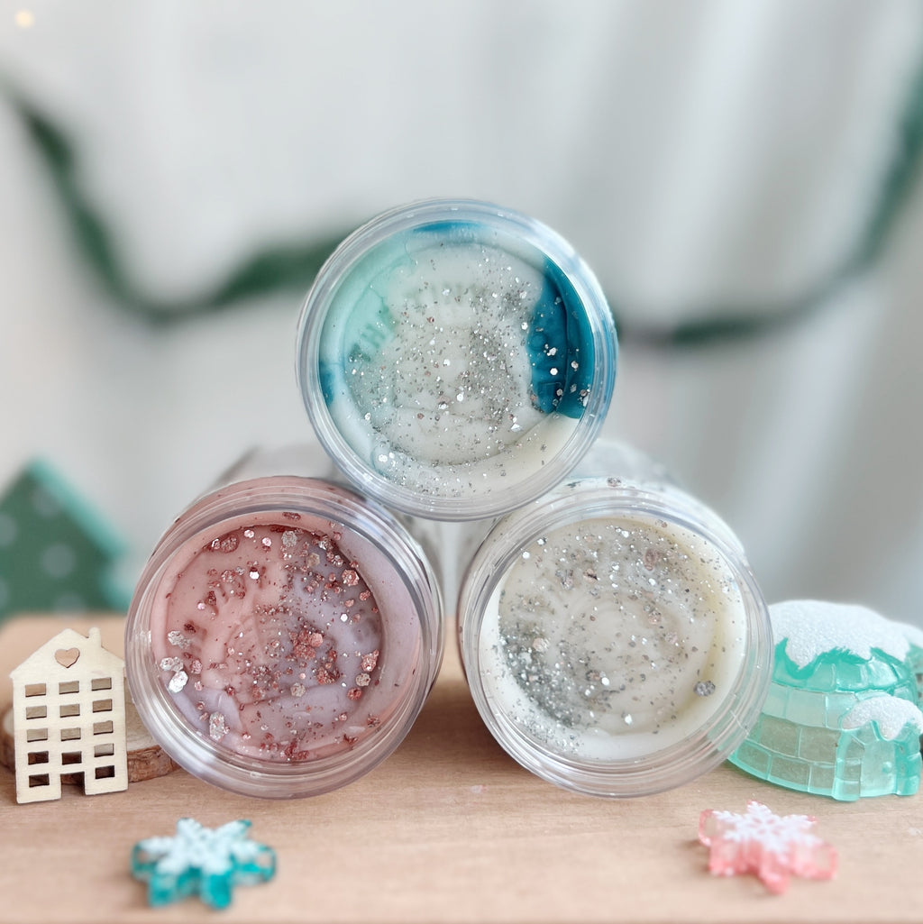 Winter Whimsy Glitter Play Dough Set (Limited Time Only!)