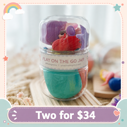 Mermaid Treasures Play on the Go Jar (Play Dough)