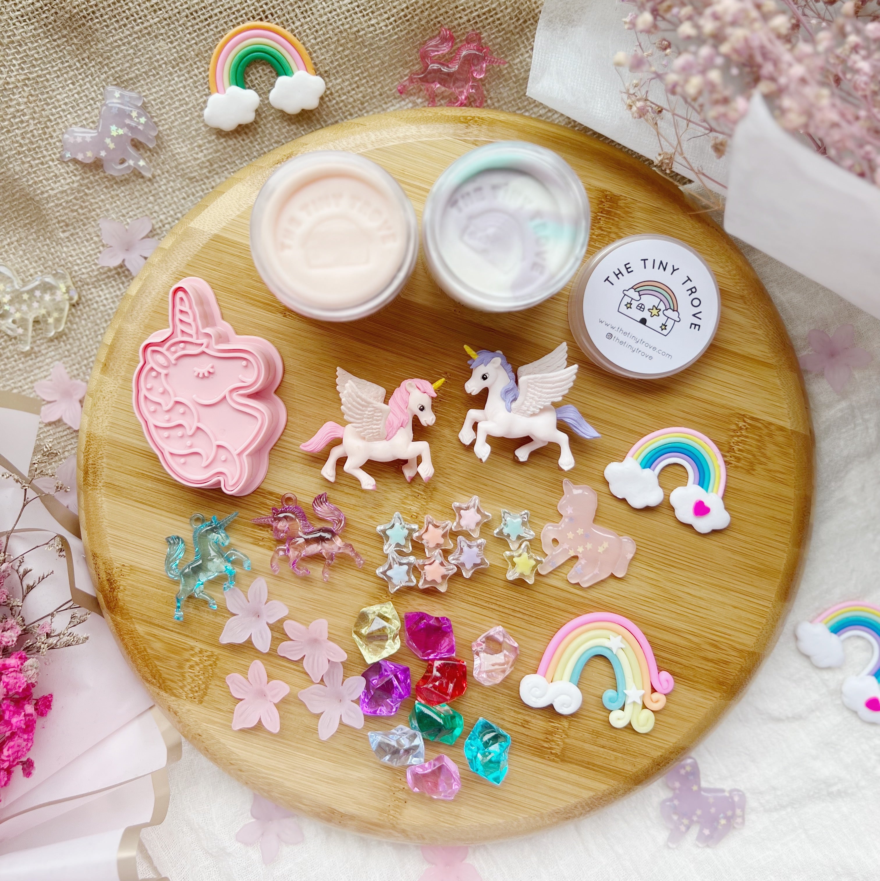 Unicorn Wonderland Play Dough Travel Kit