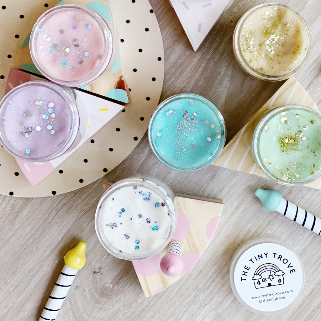 Pastel Glitter Play Dough Set