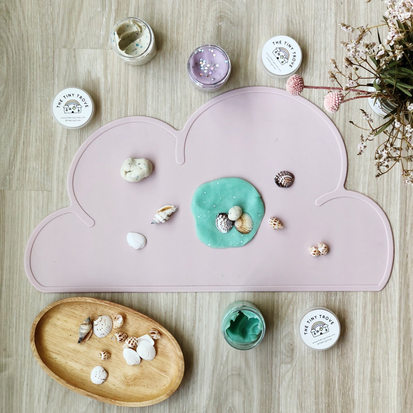 Cloud Silicon Play Mat
