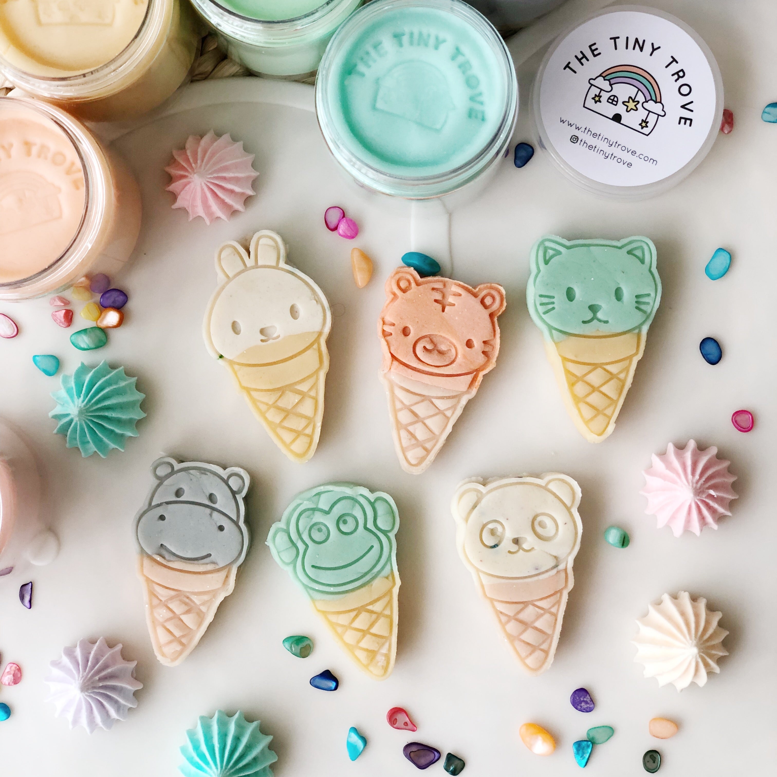 Ice Cream Animal Plunger Cutter Party Pack