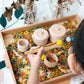Wooden Sensory Bin Montessori Play Tools