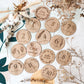 Wooden Milestone Cards