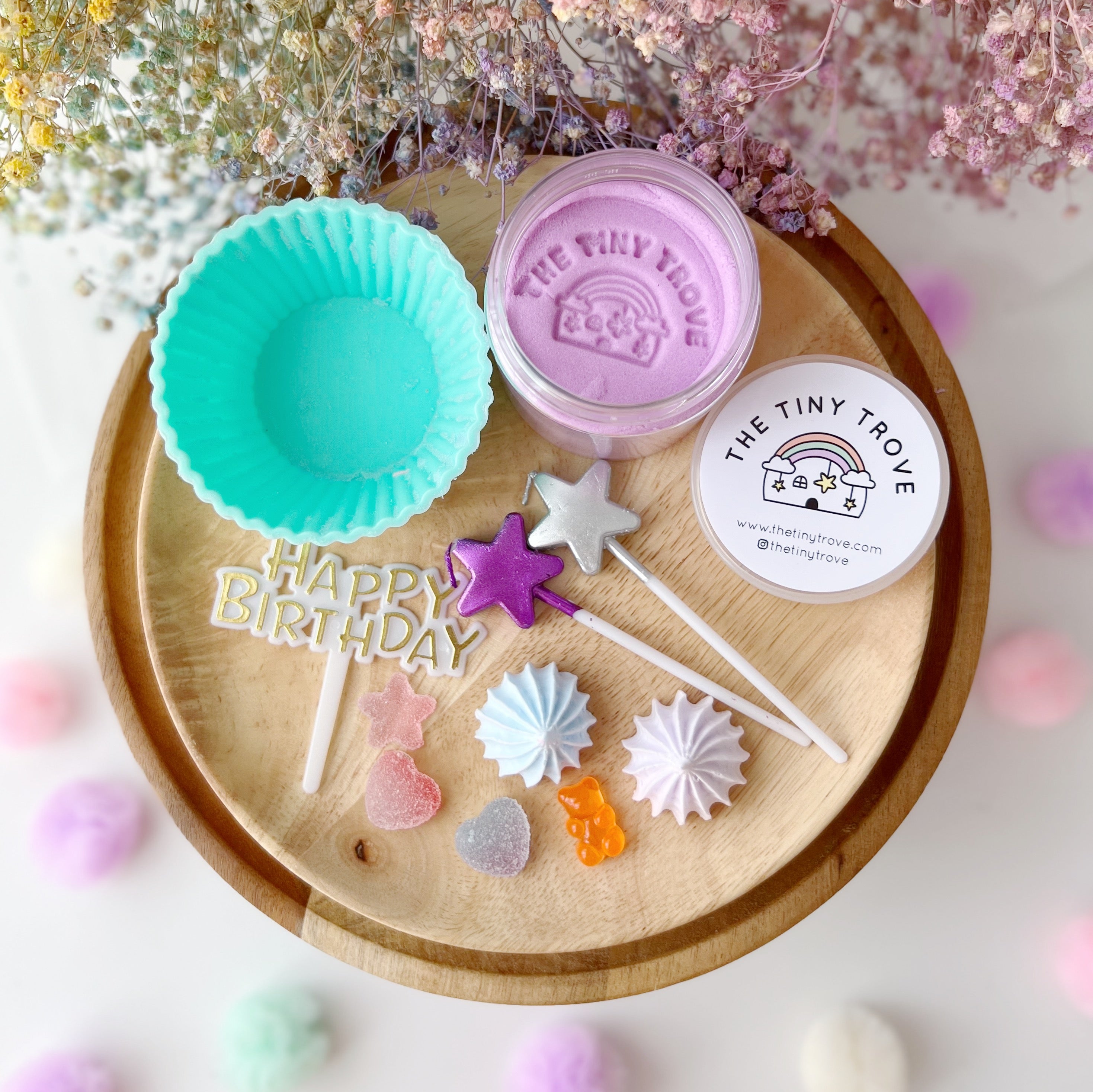 Birthday Cupcake Magic Play Sand Party Pack