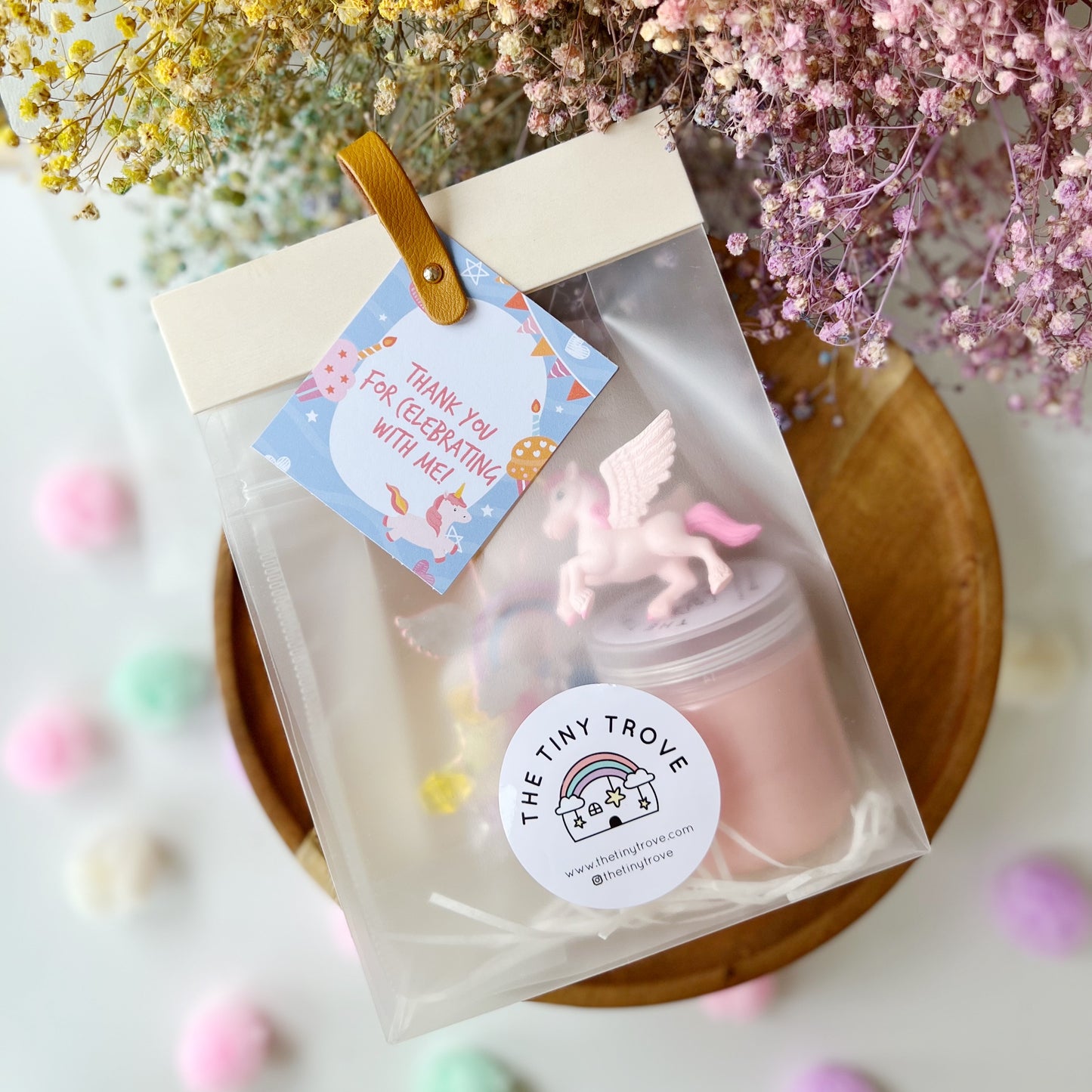 Rainbow Unicorn Play Dough Party Pack