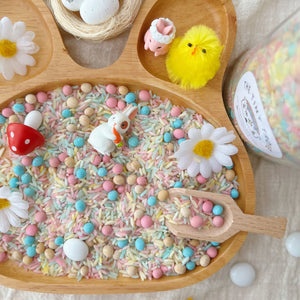 Easter Rainbow Eggs Sensory Bin Filler
