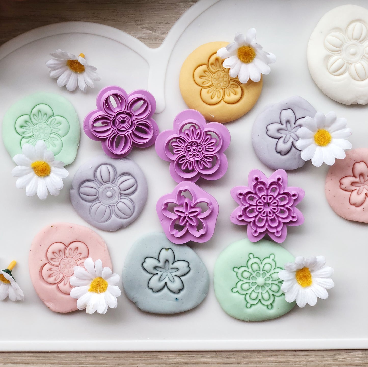 Summer Flowers Stampers Set