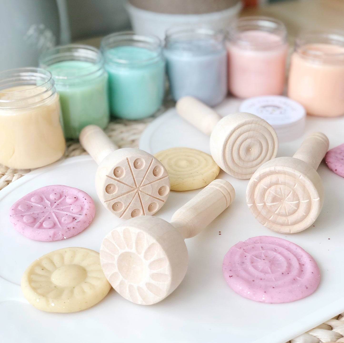 Wooden Montessori Stampers