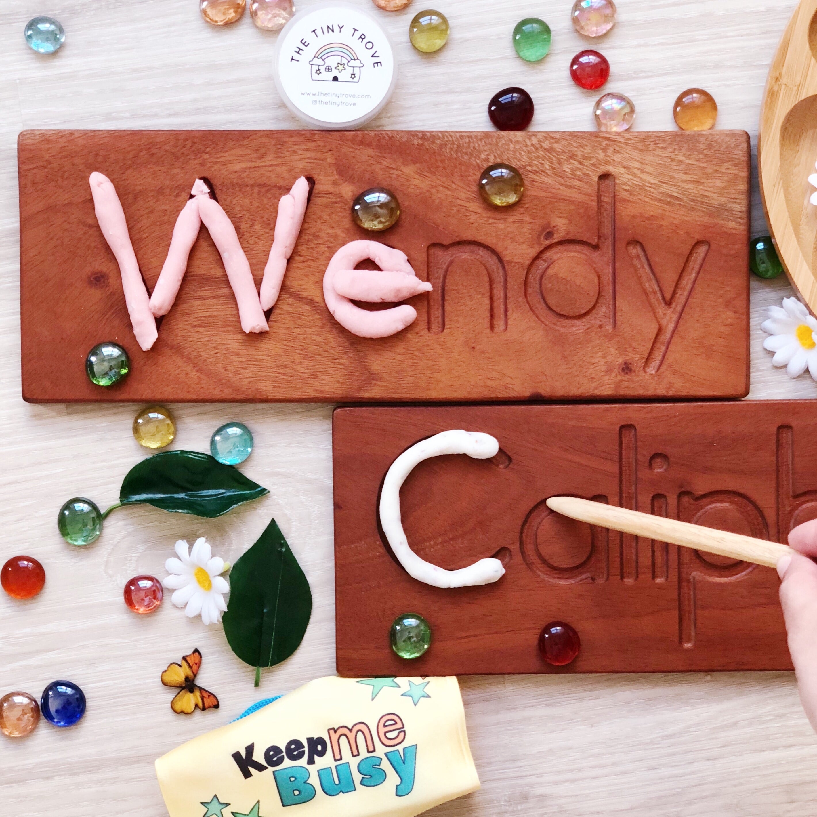 Personalized Tracing Name Board Bundle