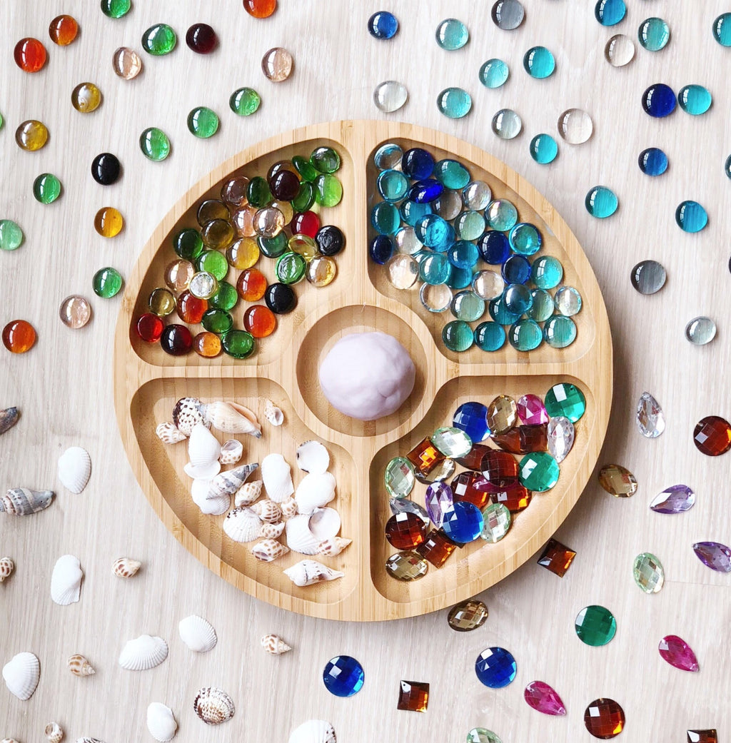 Wooden Sensory Play Sorting Tray