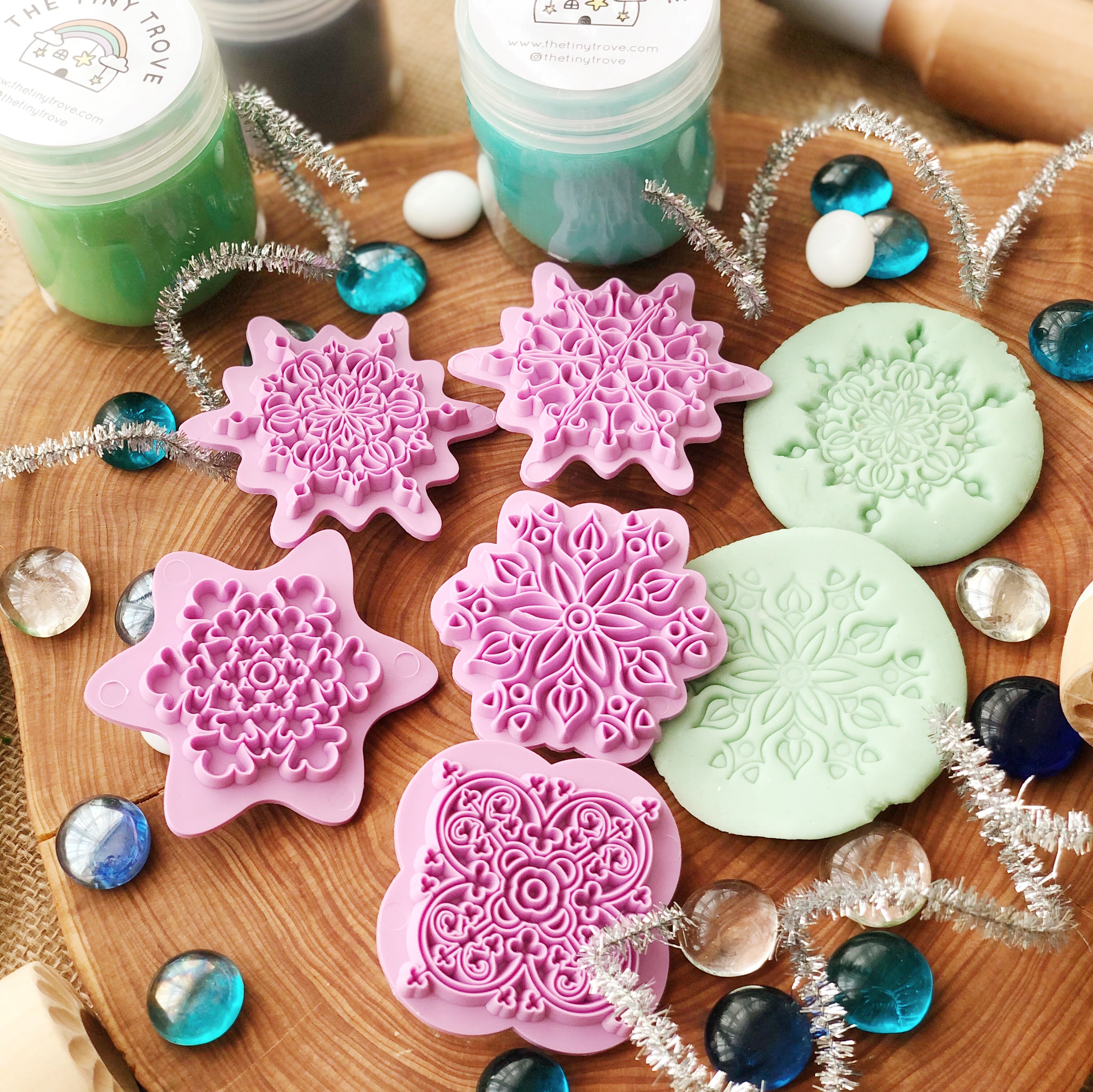 Floral Pattern Stampers Set