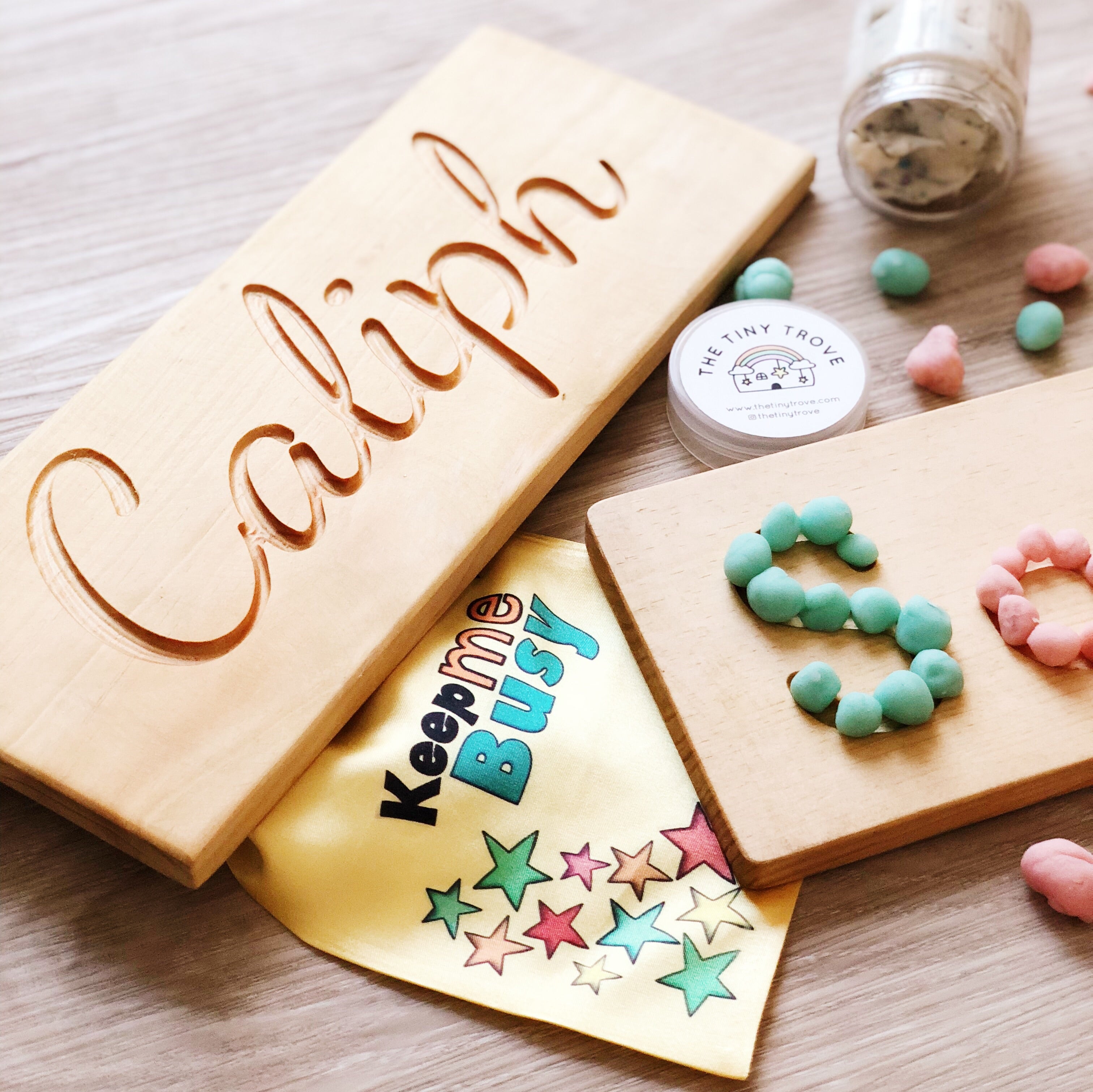 Personalized Tracing Name Board Bundle