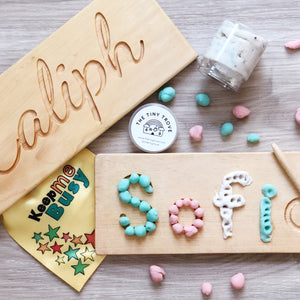 Personalized Tracing Name Board Bundle