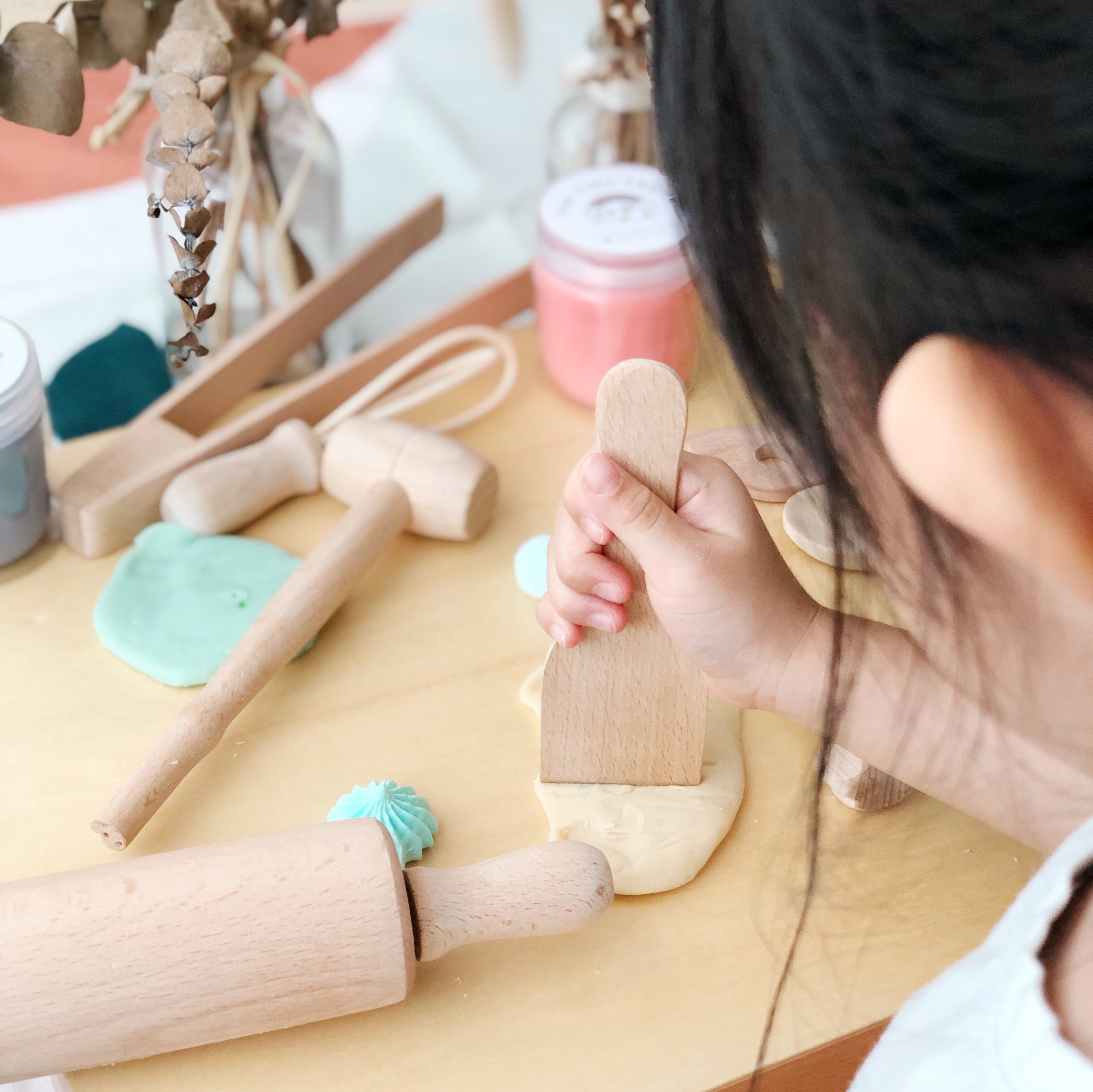 Little Baker Wooden Montessori Baking Tools Set