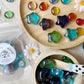 Star Shaped Glass Pebbles Loose Parts