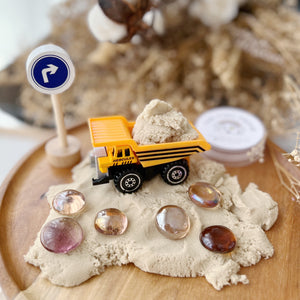 Construction Theme Magic Play Sand Party Pack
