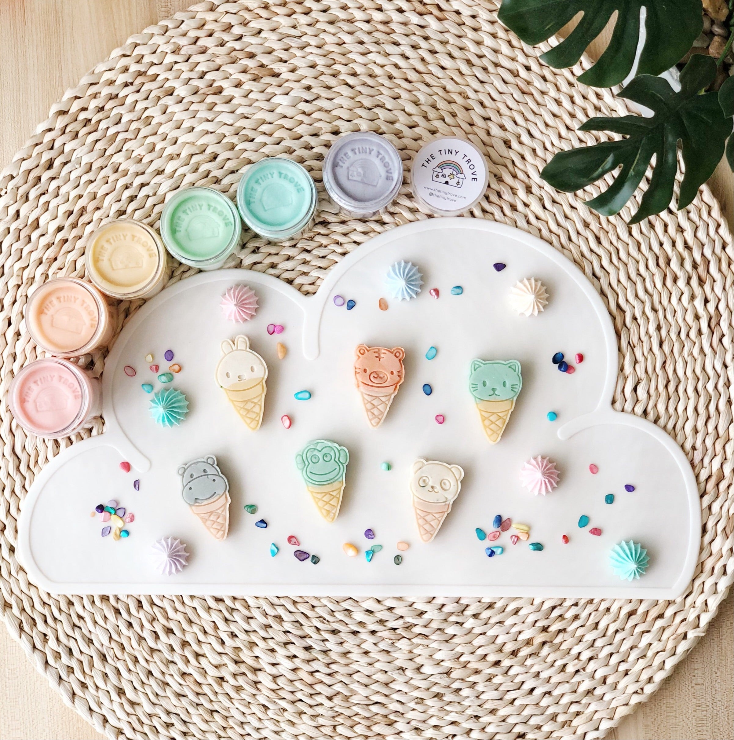 Ice Cream Animal Plunger Cutters Set