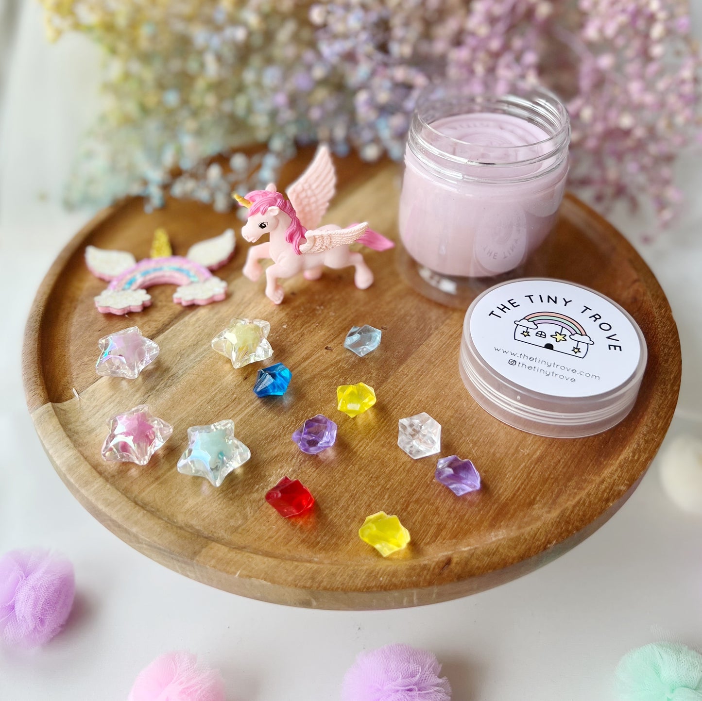 Rainbow Unicorn Play Dough Party Pack