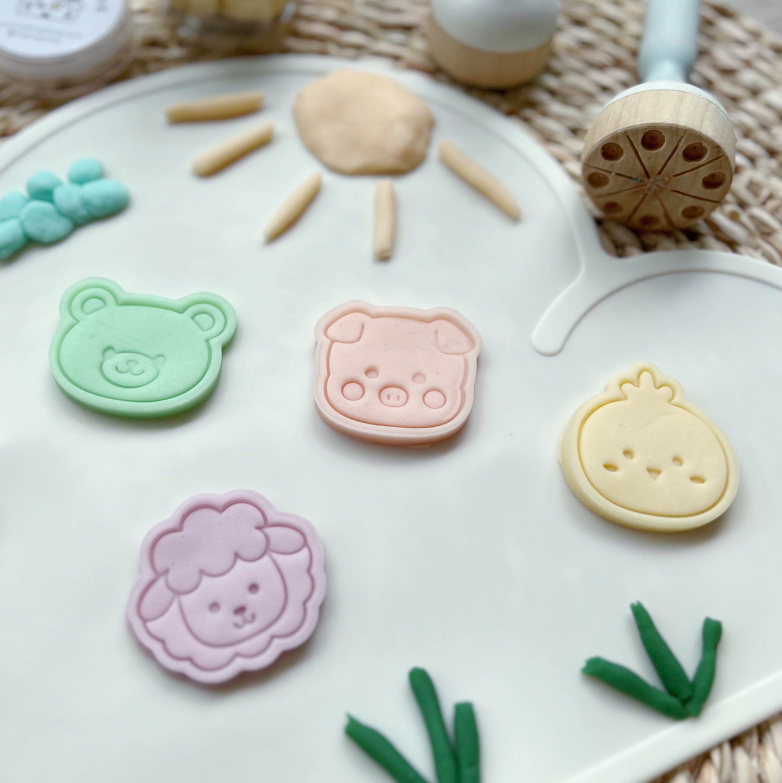 Faces of Little Animals Cutters Set