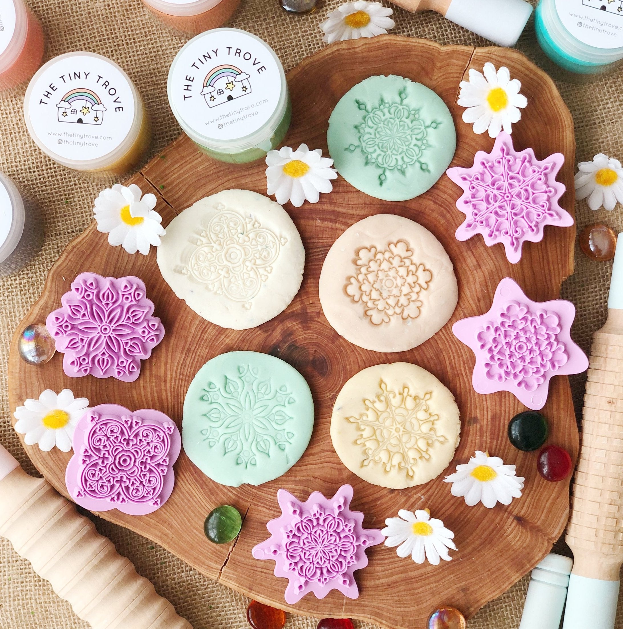 Floral Pattern Stampers Set